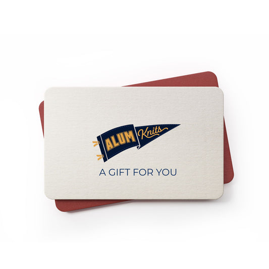Alumknits Gift Card